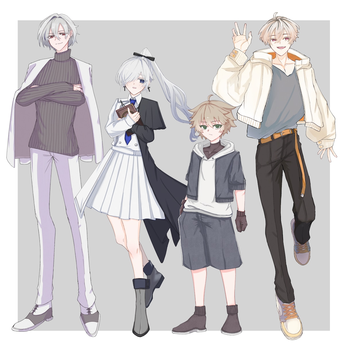 TRPG・ゲーム・動画用の立ち絵制作します 生き生きとして可愛い系がお好きな方に！3Ｌ対応 イメージ4