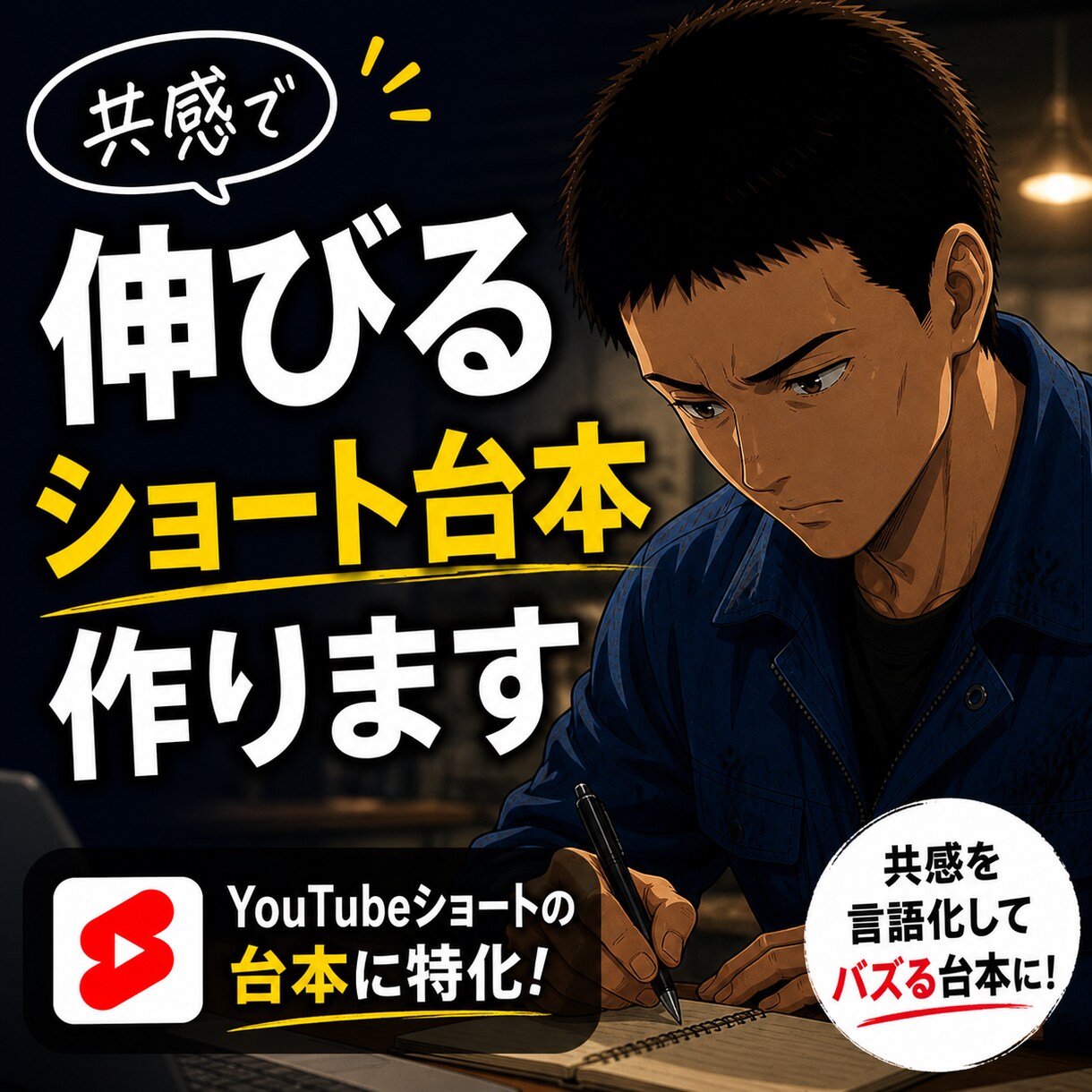 会社員向けショート台本作ります｜共感構成にします 会社しんどいを共感バズ台本に変えます イメージ3