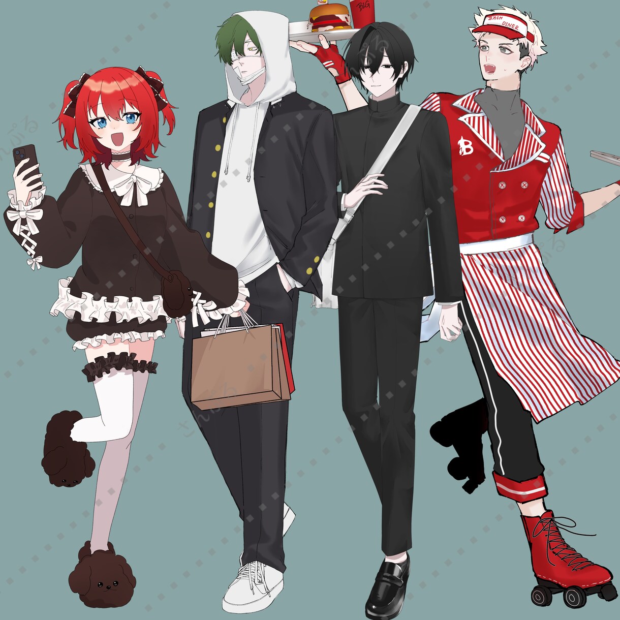 立ち絵描きます TRPG、配信立ち絵など短納期お求めの方へ イメージ4