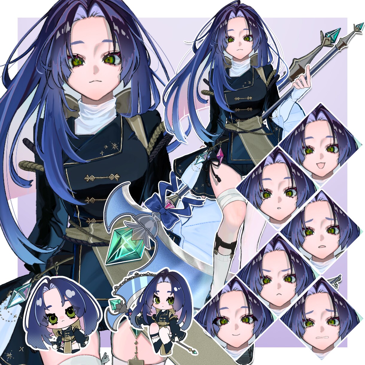 ラフ修正回数無制限！あなただけの立ち絵制作します 満足いくまでご相談ください◎おまかせデザインも可能です◎ イメージ1