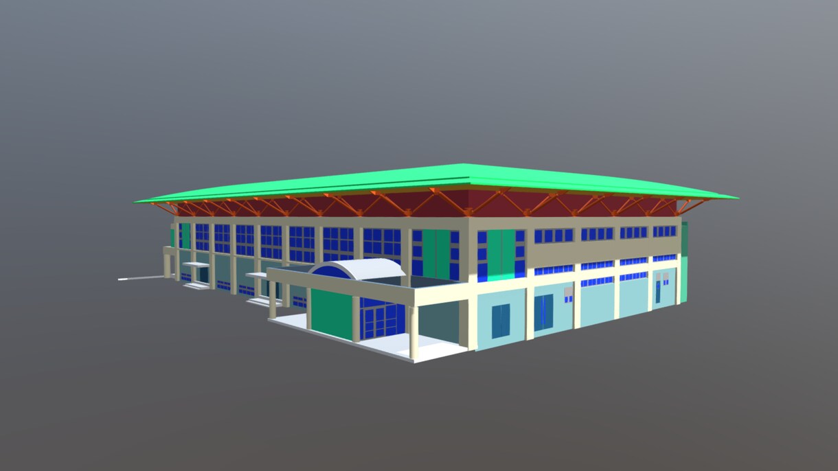 建築CAD図面から建築3Dモデル作成致します 条件により手書きスケッチからの3Dモデルも作成いたします。 イメージ3