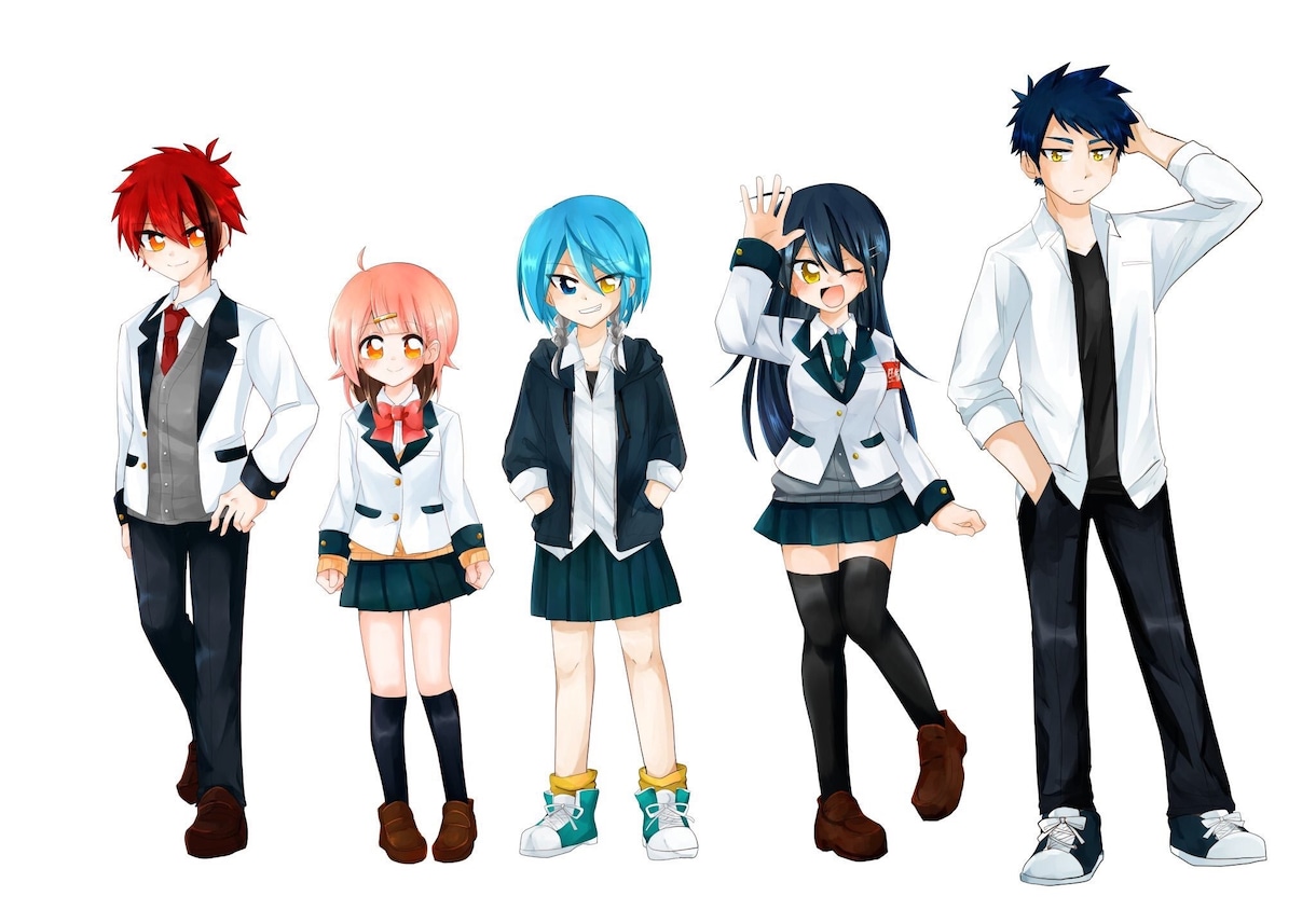 鮮やかなキラキラ可愛いイラストなんでも描きます アニメ調で可愛いイラストをを求めてる方へ イメージ8