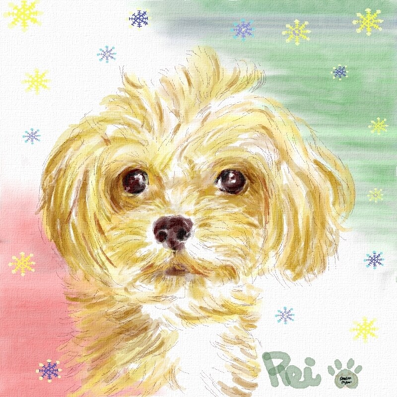 ペットの似顔絵をデジタル水彩画で描きます 大好きなペットの似顔絵をいろんなものにプリントしてみませんか イメージ3