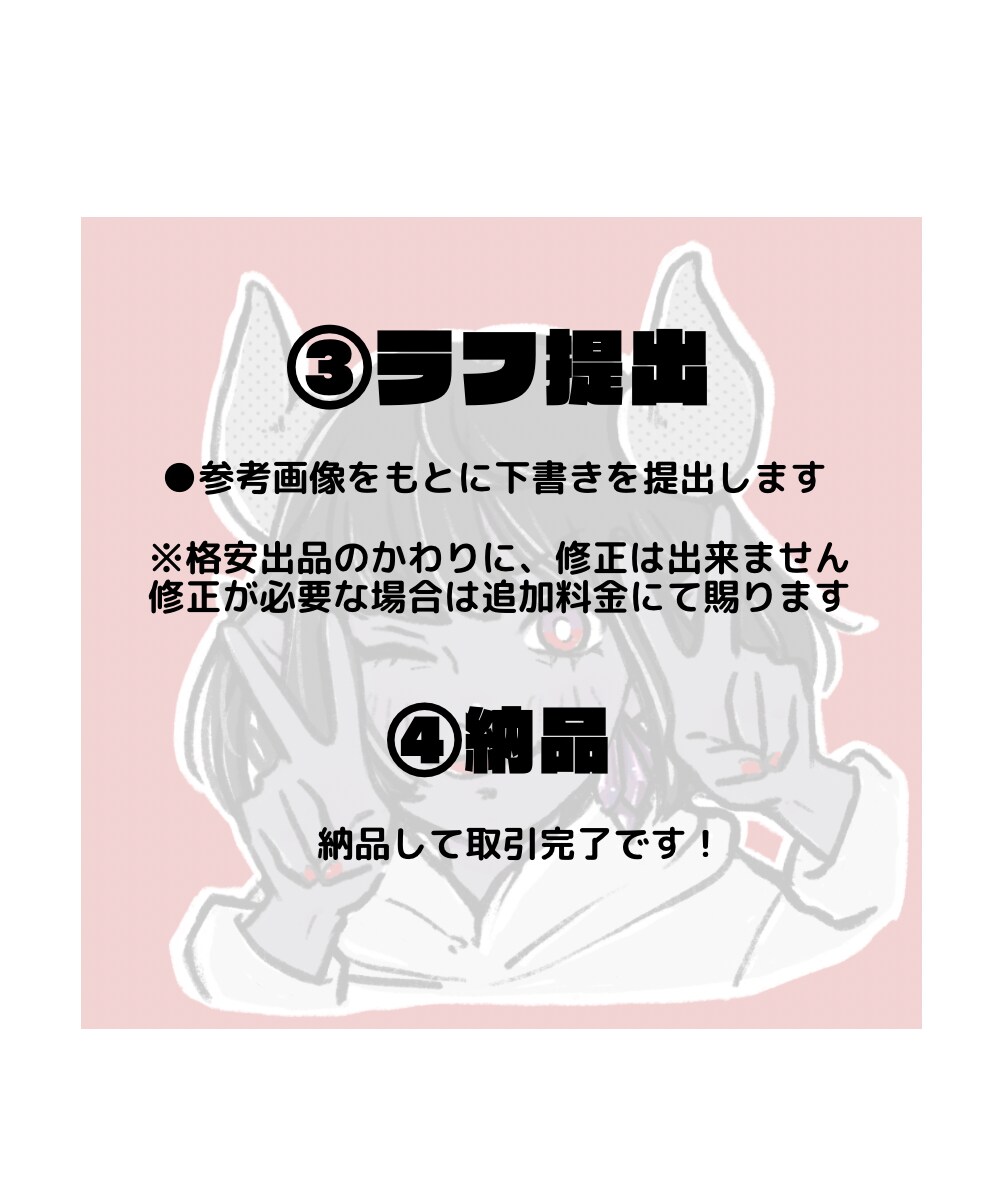黒メインのオシャレなイラスト作成します 目立つ&オシャレなイラスト作成はお任せください◎ イメージ5