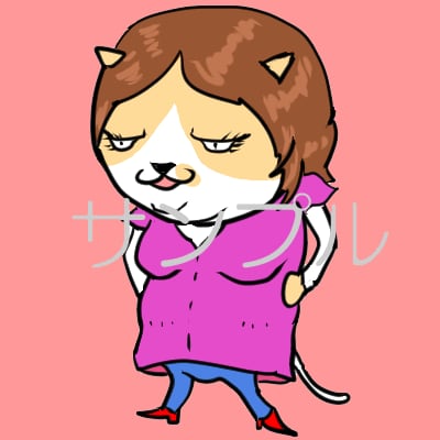 キモかわいい目つきの悪い猫イラスト描きます アイコン、プロフなどの猫イラストが欲しい人におすすめ！ イメージ2