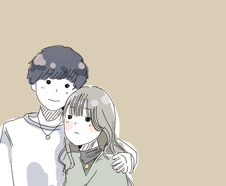 カップル・友人の緩かわイラスト制作します 皆さんの写真をイラストにして特別な思い出にしませんか？ イメージ2