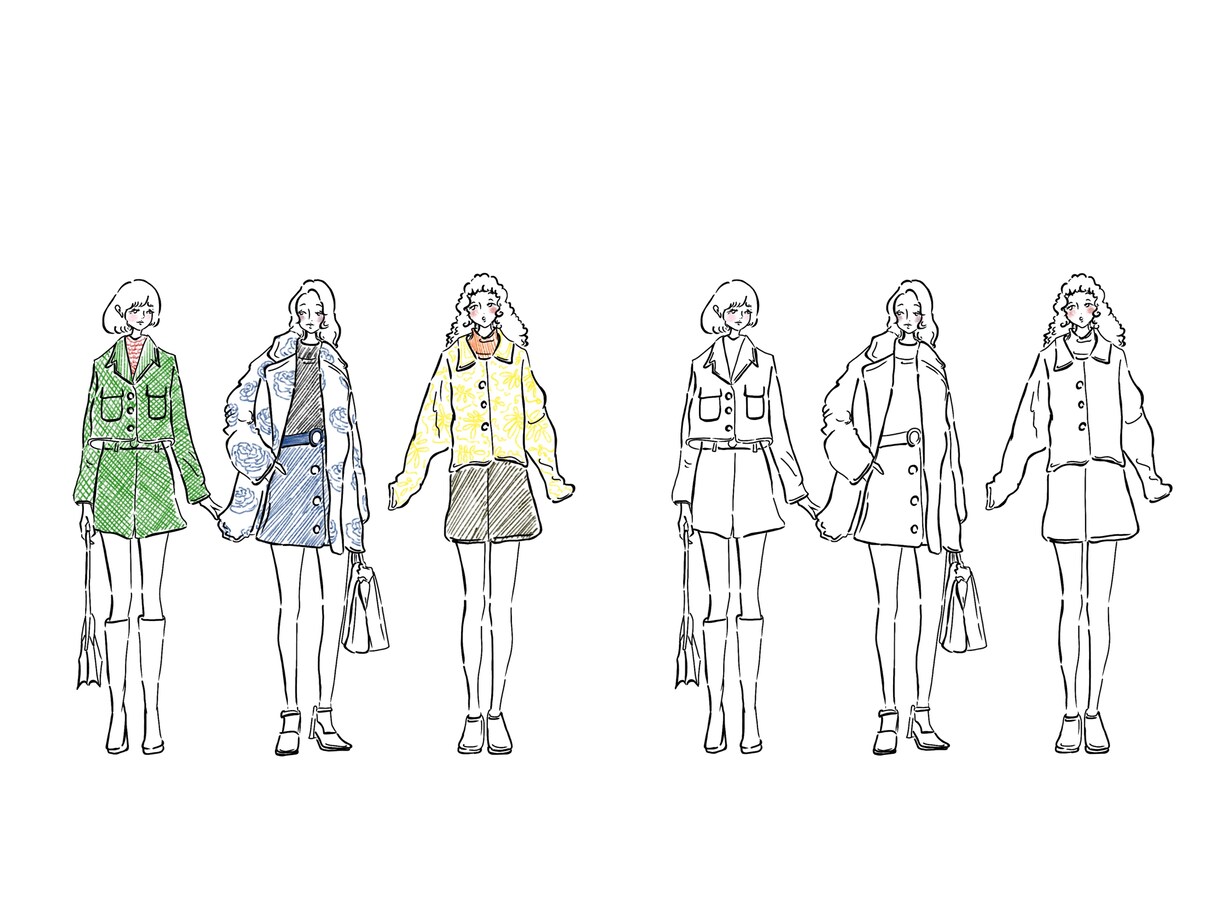 商用OK！おしゃれで繊細な線画イラスト制作します SNS・広告・雑誌向けも対応！ イメージ7