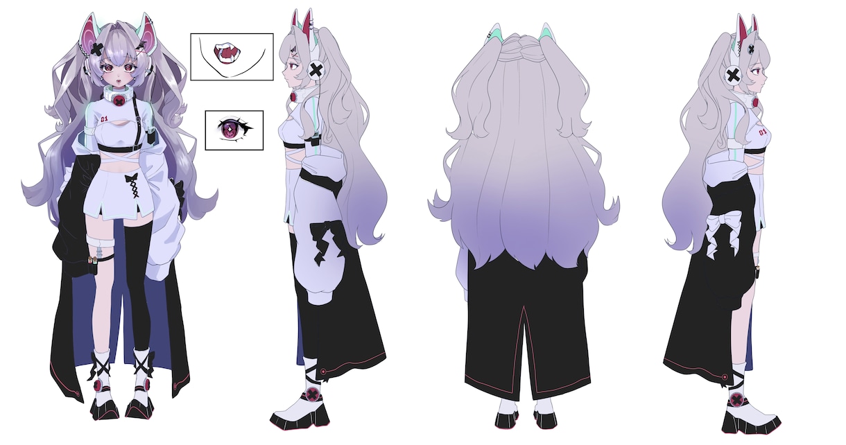 可愛い女子のキャラクターをかかせていただきます VTuber等のイラストなど幅広く書かせて頂きます✨️ イメージ5