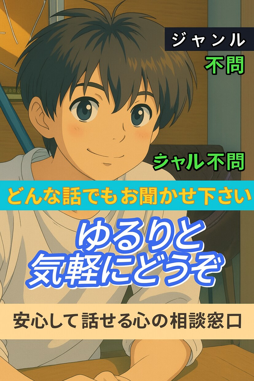 １分でも大歓迎！あなたの話、全て受け入れます 安心して話せる心の相談窓口⭐︎精神看護師が心に寄り添います イメージ1