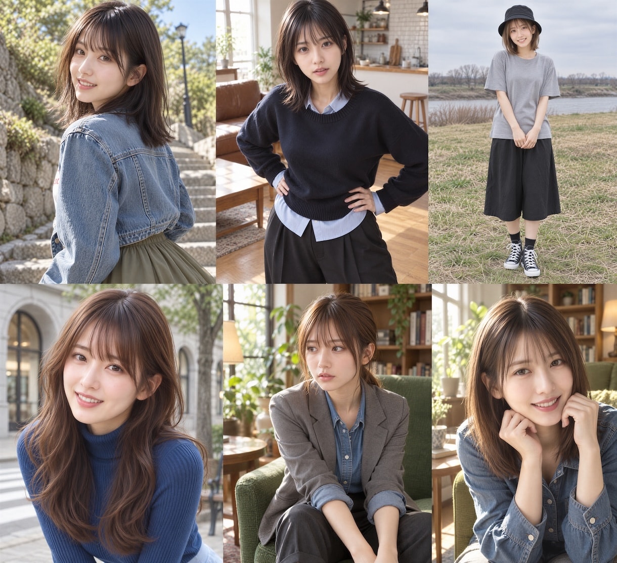 架空のAI美女を作るChatGPT設定を届けます 好みの顔から衣装・場所・ポーズまで、自分だけの写真へ イメージ9
