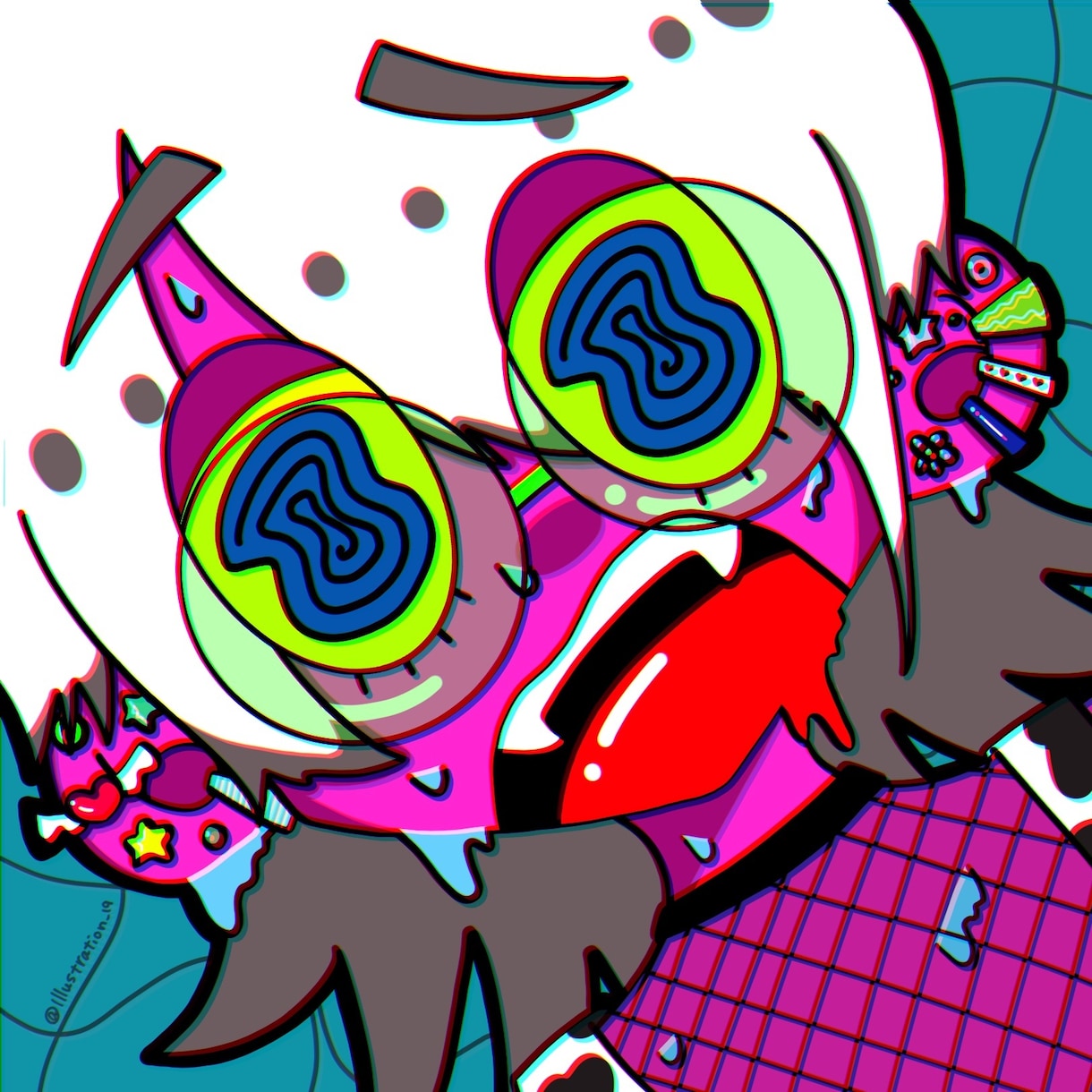 エモい！ポップでカートゥーン風の絵を描きます SNSのアイコンやヘッダーに！気軽にご相談ください！ イメージ4