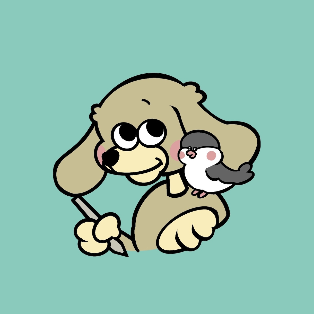 アイコンに！動物モチーフのアイコンお描きします アイコンとお揃いのヘッダーも是非ご相談ください！ イメージ2