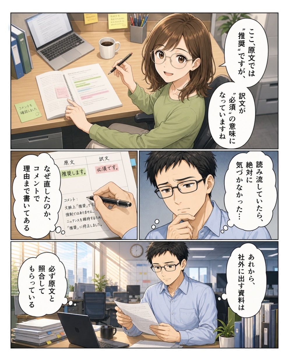 英語→日本語のAI翻訳をプロが原文を見て校正します 翻訳歴21年。誤訳・訳抜け・数字の間違いまで確認 イメージ9