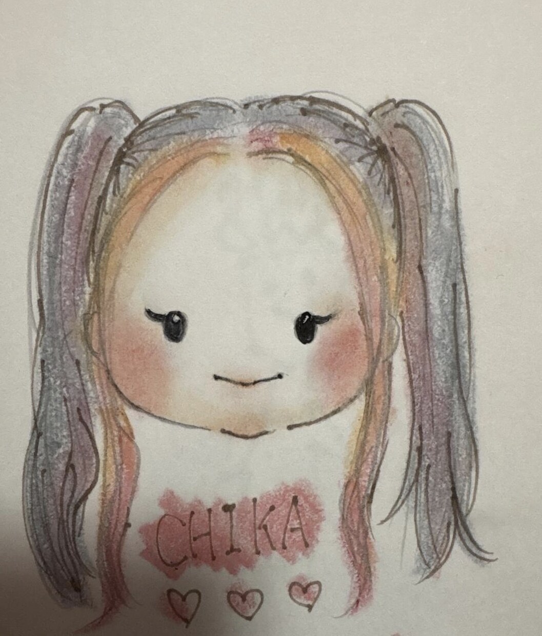 クレヨンでほんわかできる似顔絵アイコン描きます 似てないけど低価格で似顔絵やアイコンを描かせてください！ イメージ2