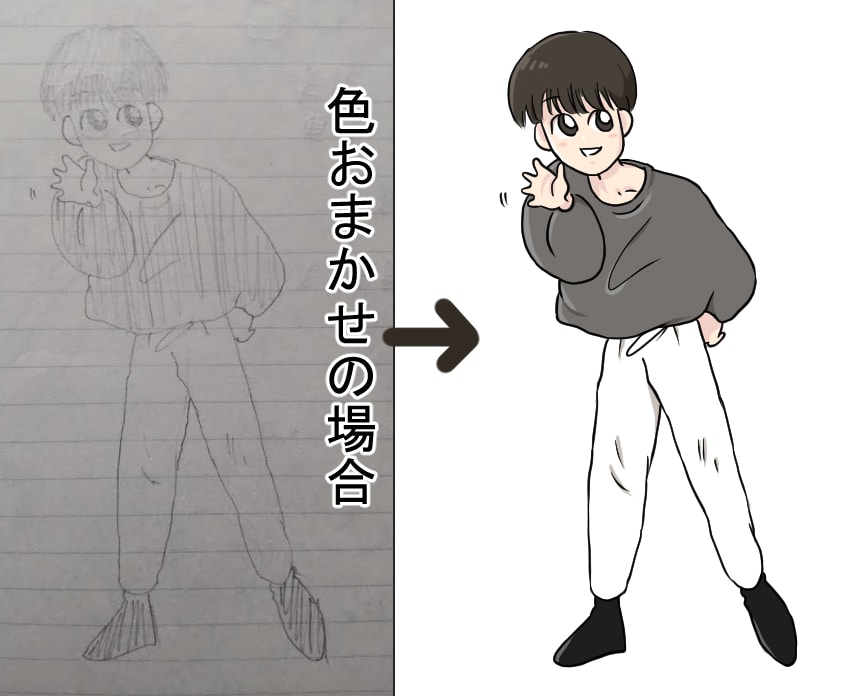 あなたの手書きをデジタル化します あなたが描いた手書きをデジタル(データ)化します イメージ1