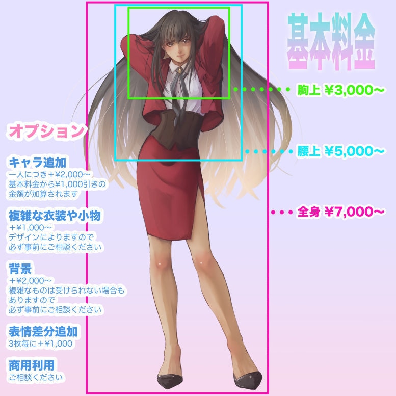アイコン〜一枚絵までカッコいい男女描きます SDキャラ〜8頭身まで幅広く。お気軽にご相談ください イメージ2