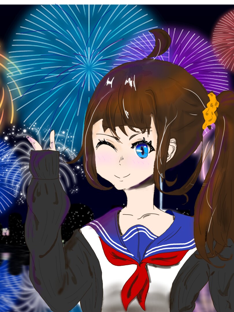 キャラのイラストなど描きます AIが描いたイラスト修正できます。 イメージ1
