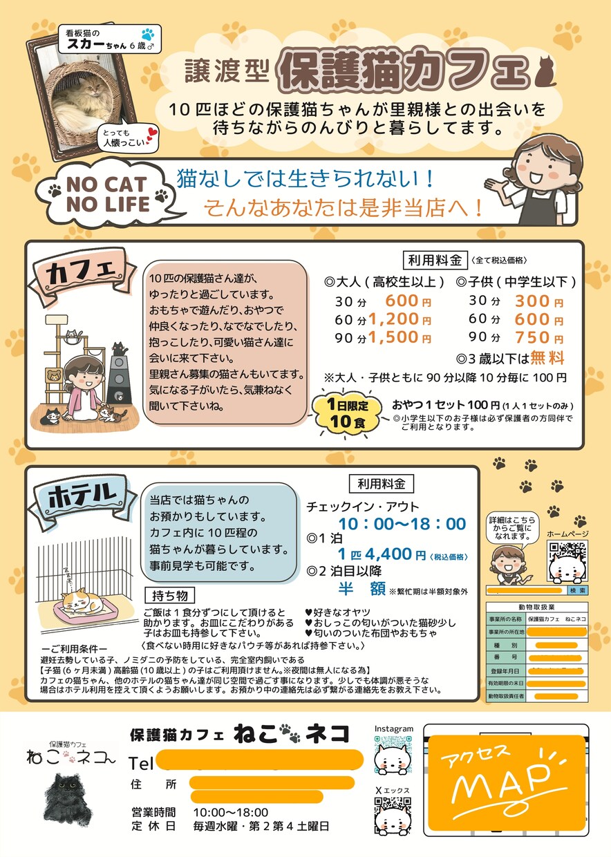 手描きイラスト入りチラシお作り致します 心のこもった手描きイラスト入りチラシで集客率アップ！ イメージ4