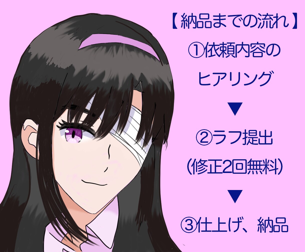 アイコン制作専門〜あなたの好きなキャラを描きます SNSやブログなどのアイコンで顔出しNGなアナタにオススメ！ イメージ3