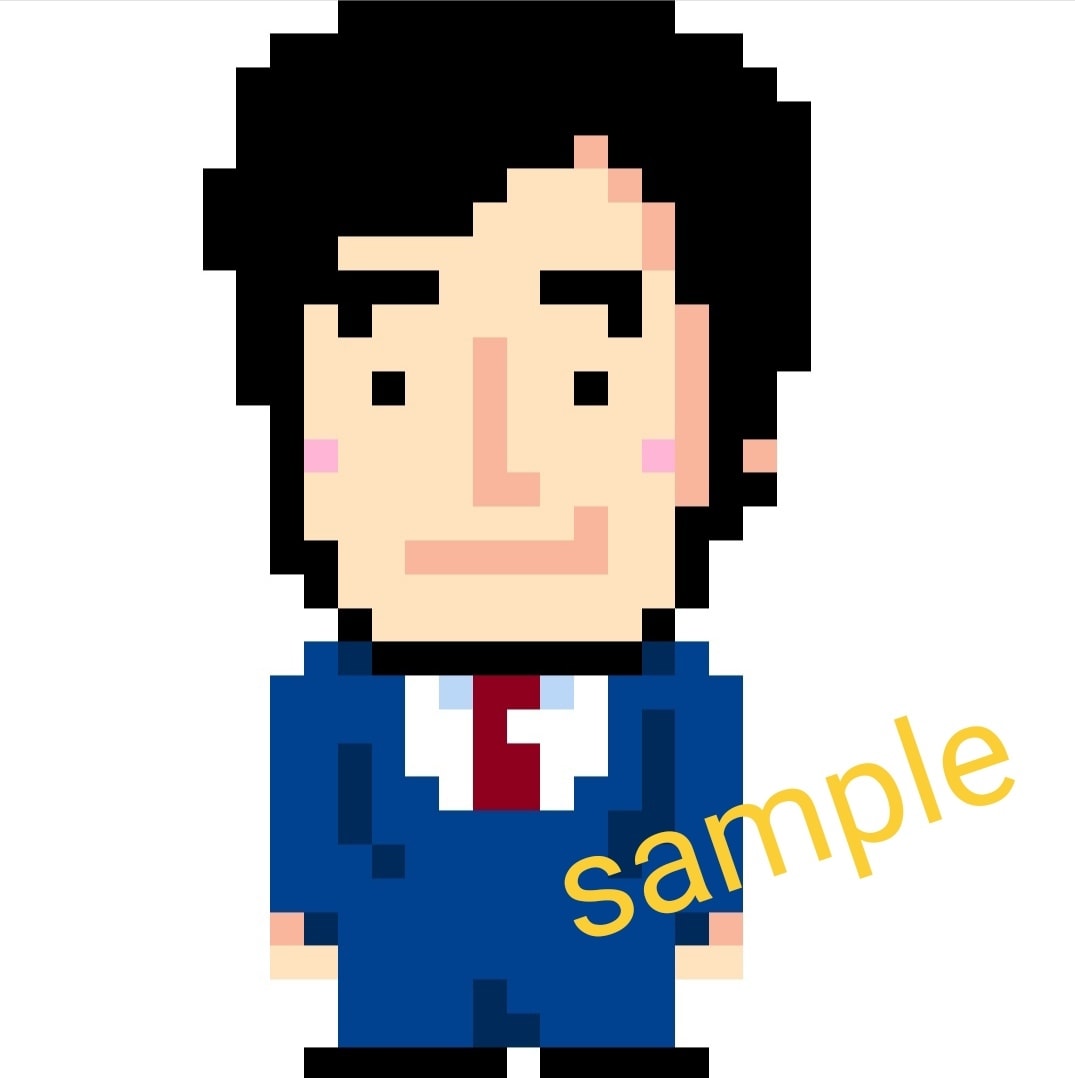 ドット絵で似顔絵(全身)作成いたします シンプルなドット絵でSNSアイコンや名刺にオススメ！商用可 イメージ3