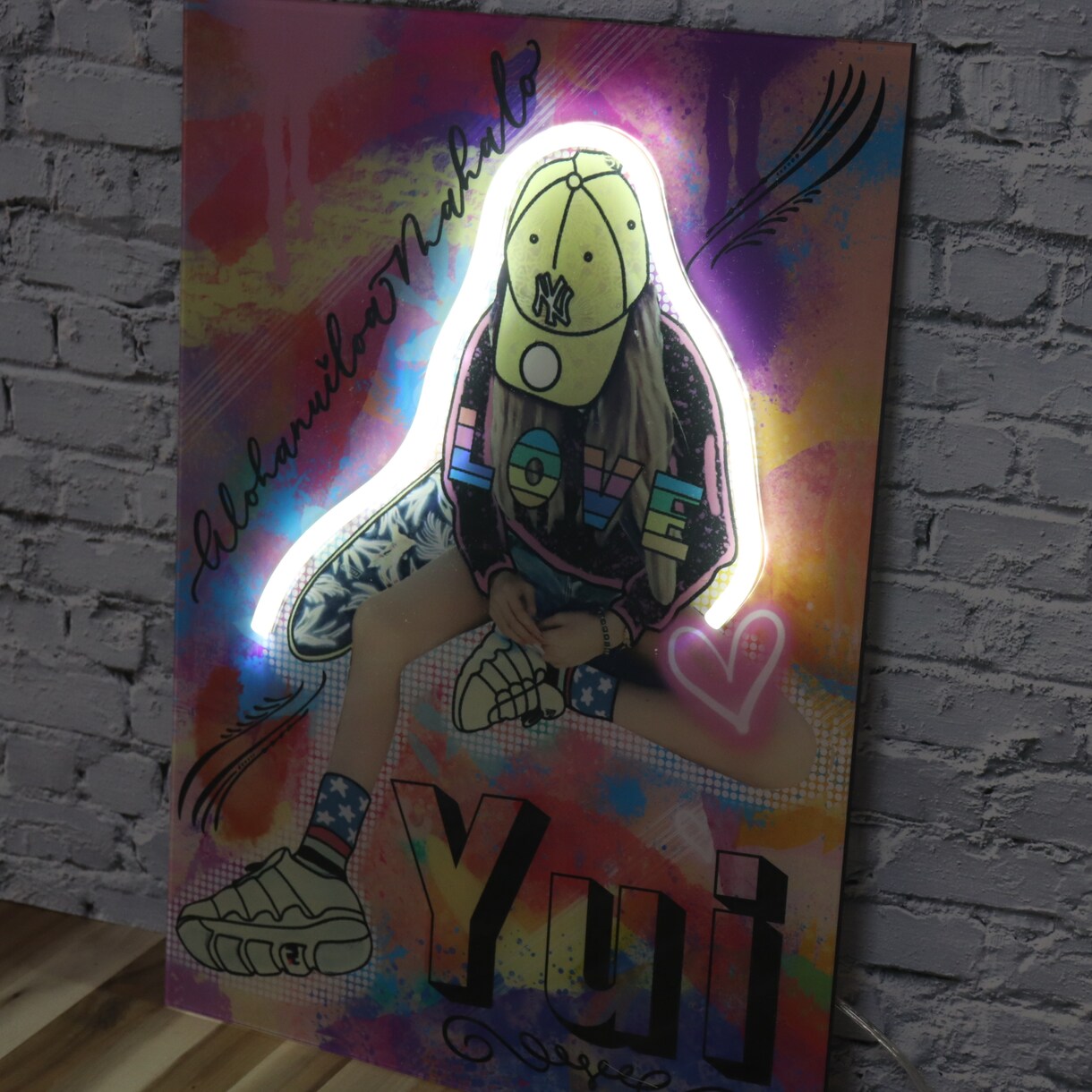 オーダーメイドLEDネオンサインを作成します UV印刷とネオンサインを掛け合わせてお作りします イメージ8