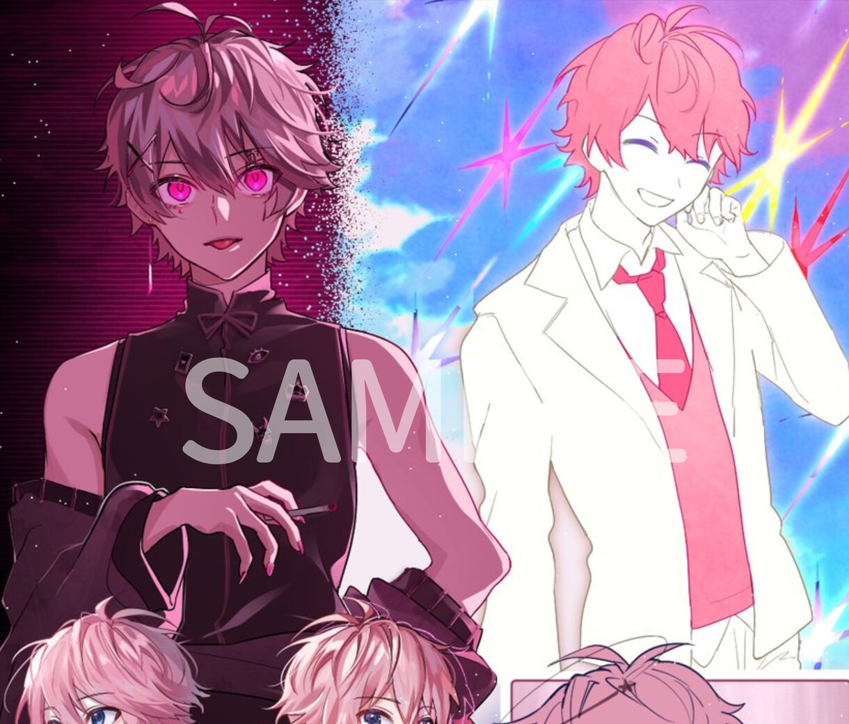 お好みの雰囲気に合わせたイラスト描きます 動画・配信・SNS用、立ち絵等、男女どちらも描けます！ イメージ5