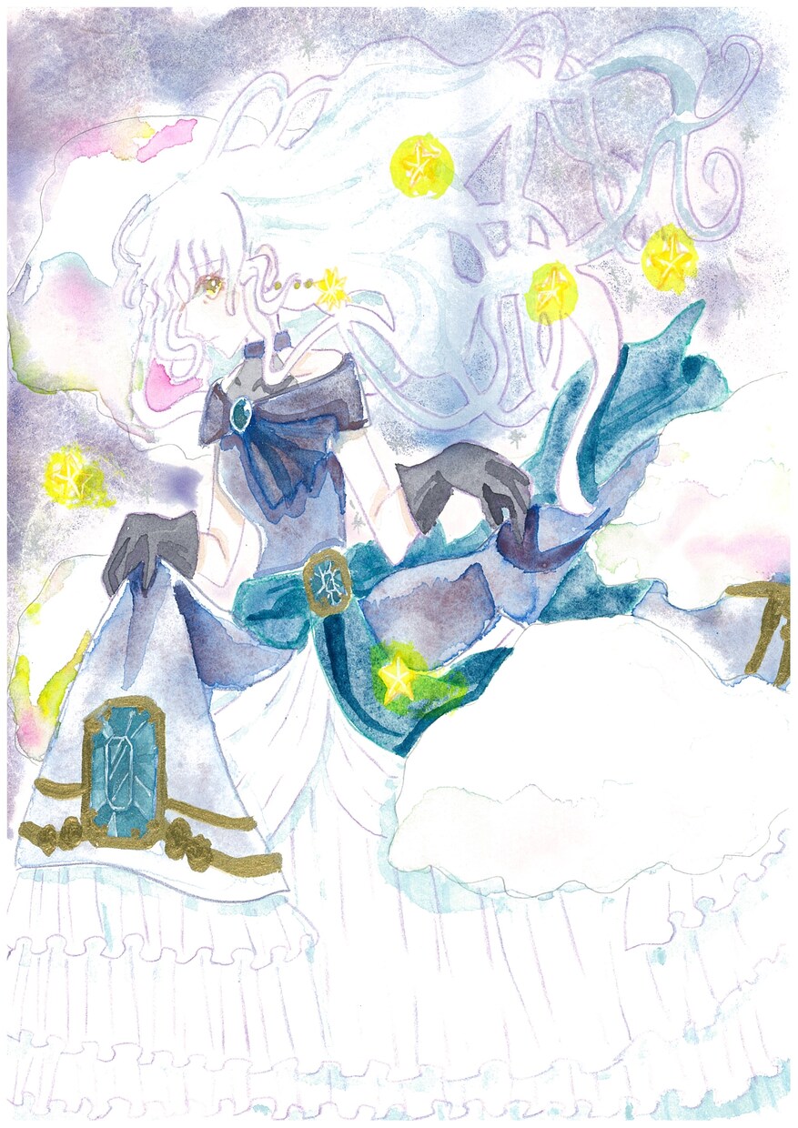 透明水彩で可愛くて綺麗な作品を作成します 淡くて可愛い作品であなたの場所を華やかにしよう イメージ4
