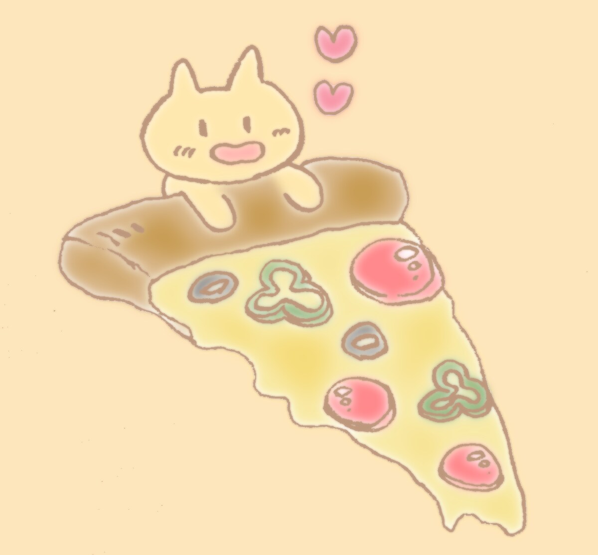 あなたが選んだキーワードでイラストを描きます ゆるい絵柄の猫の絵が得意です！もちろん猫以外の動物も好きです イメージ1