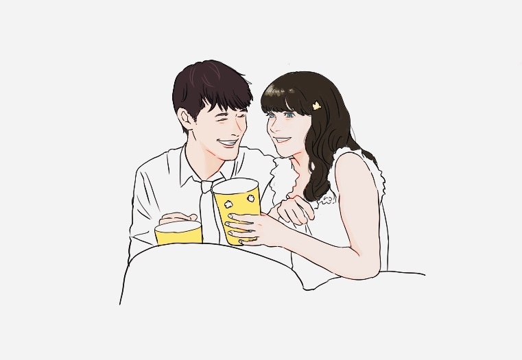 好きな映画のワンシーンをイラスト化します 好きな映画をアート作品に！！お部屋に飾るのもおすすめです！ イメージ2
