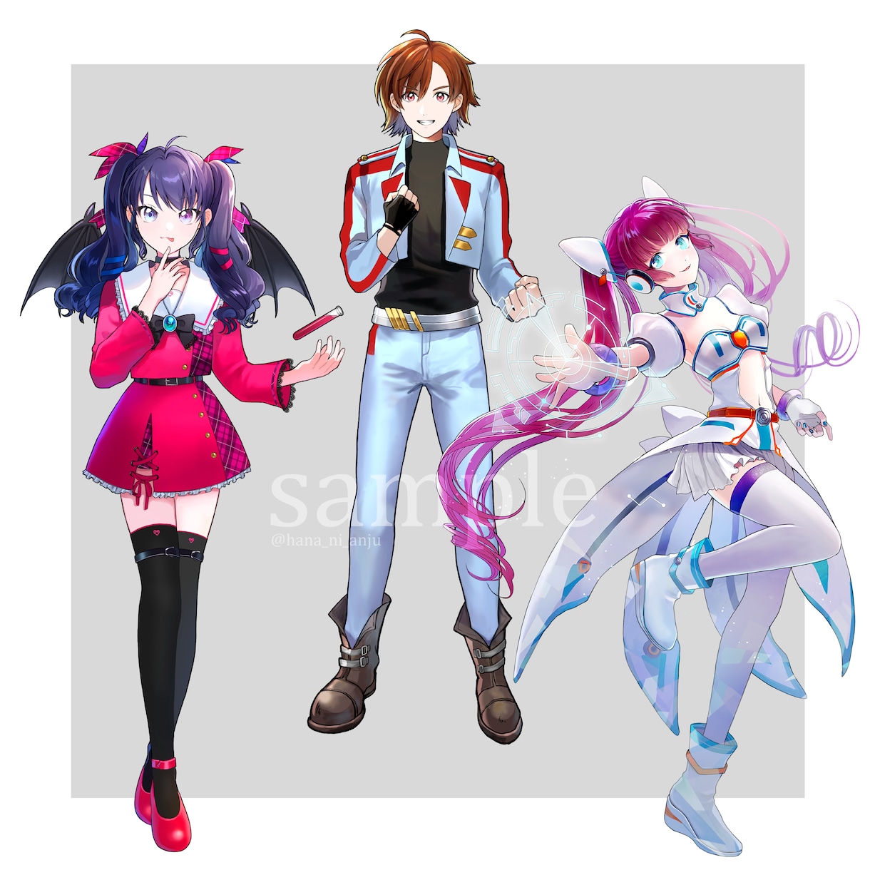 キャラデザ・立ち絵描きます 落ち着いた絵柄でデザインします！ イメージ1