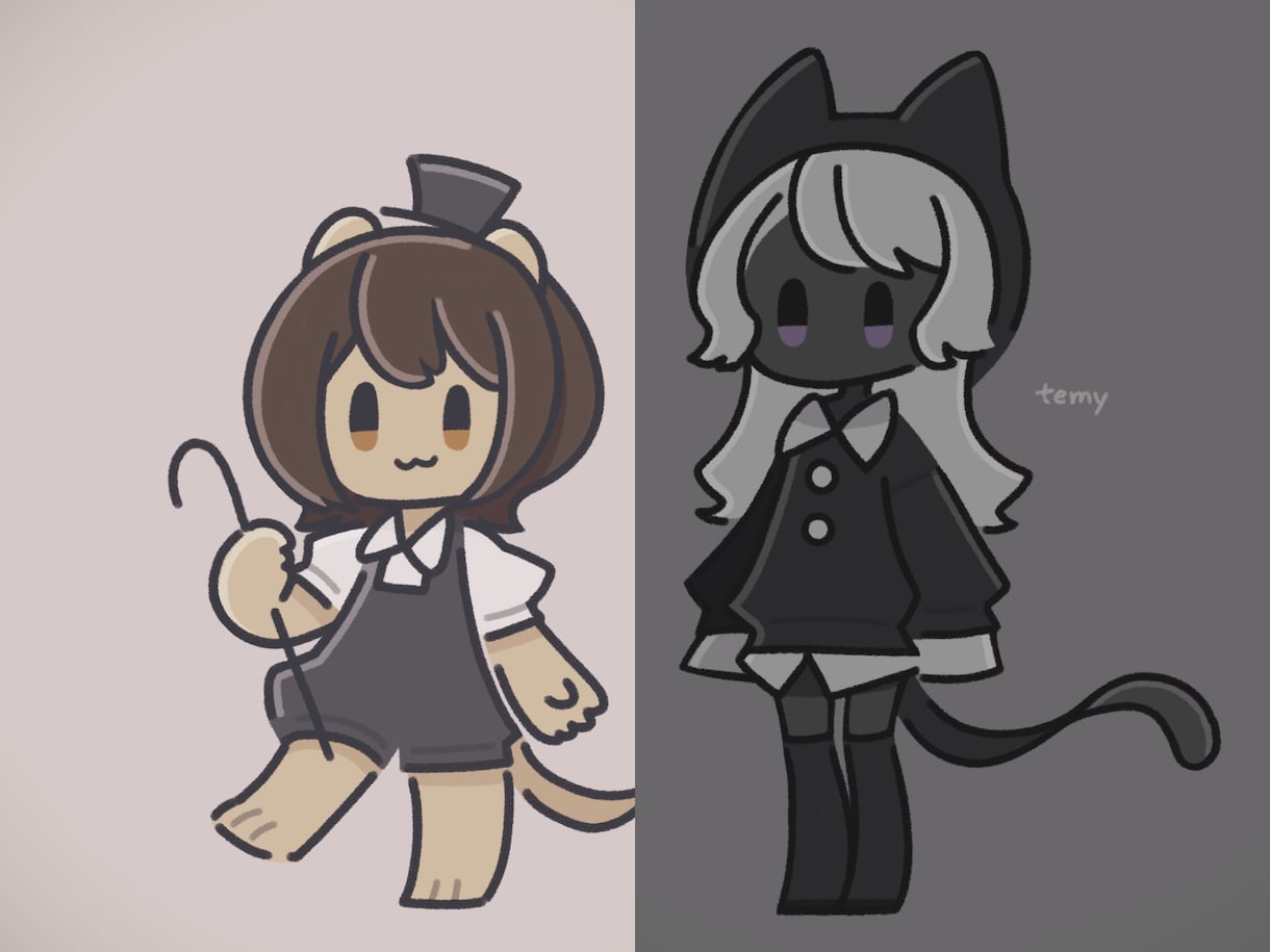 おしゃれかわいいキャラクターデザイン作成します 商用OK！ビジネスやグッズ作成、SNSアイコン等にも イメージ1