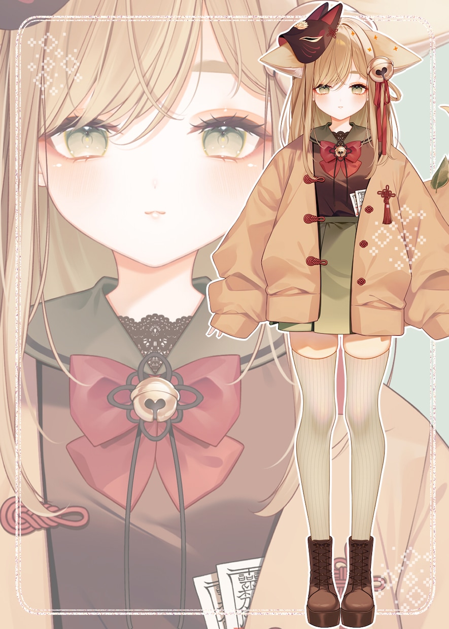 Live2Dパーツ分けイラスト制作いたします 理想の可愛い姿にお仕立ていたします イメージ3