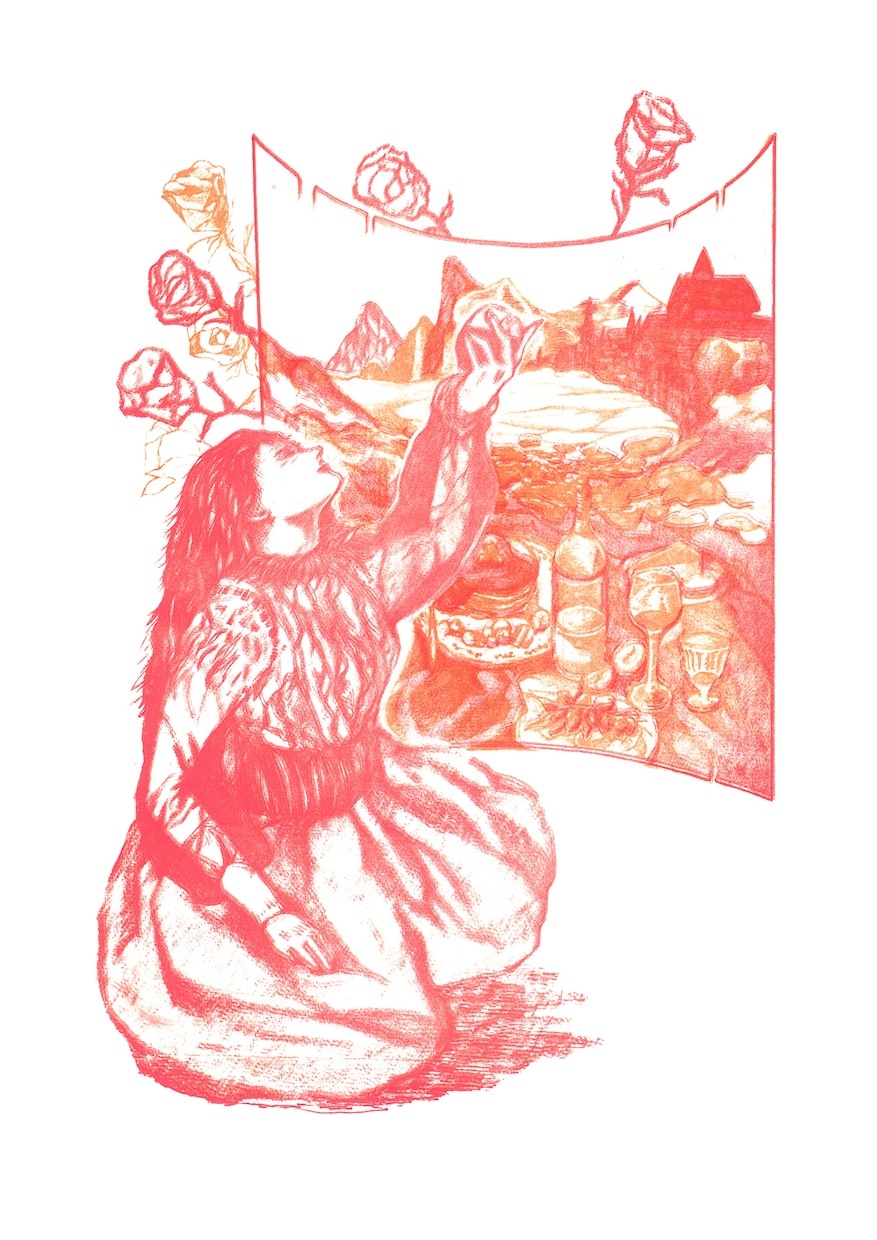 書籍装丁やMVに＊世界観を紡ぐ緻密イラスト描きます 独特の奥行きと幻想的な世界観を緻密なペン画で表現します イメージ1