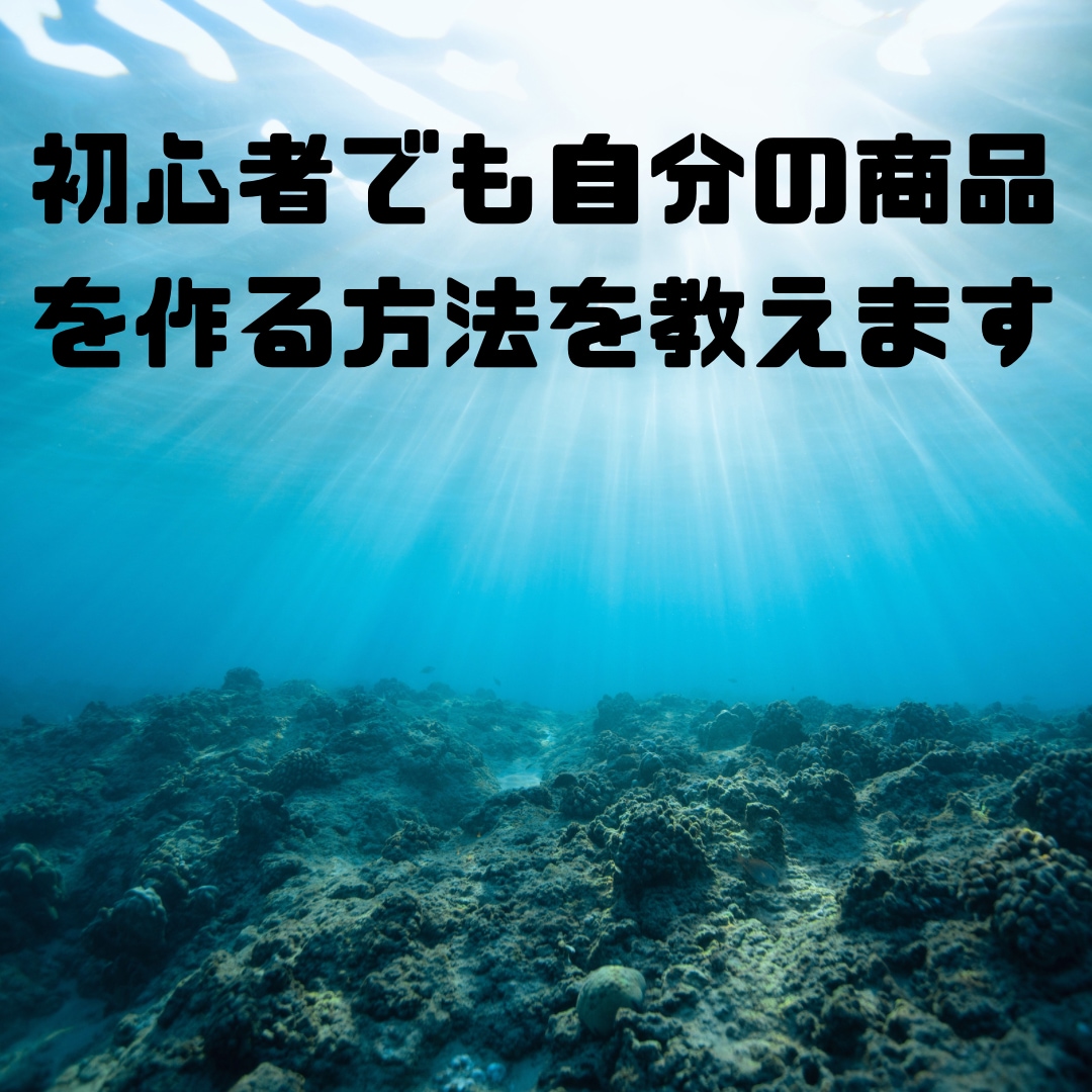 自分の商品を作る方法を教えます 自分のコンテンツで収益化を目指そう イメージ1