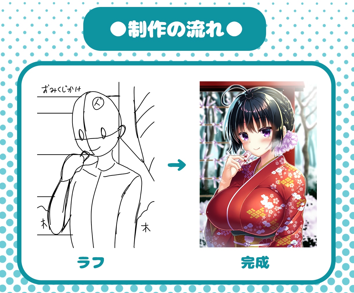 依頼実績あり！完成度の高い綺麗な1枚絵描きます 歌ってみた、サムネイル、SNSアイコンなどにおすすめ！ イメージ5