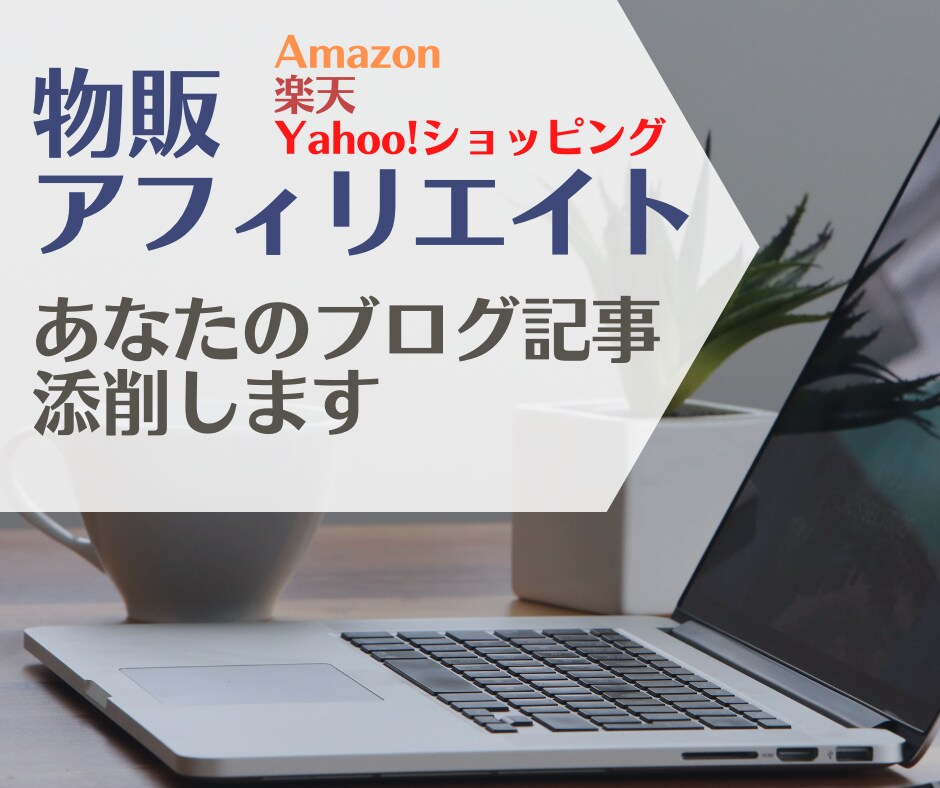 物販アフィリエイト｜あなたのブログ記事を添削します 現役レビューブロガーが記事構成やライティングをアドバイス イメージ1
