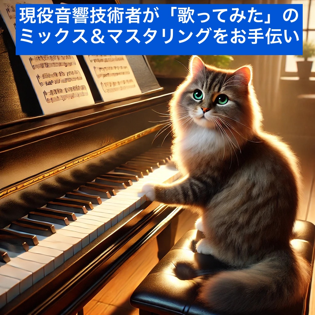 歌ってみた のミックス&マスタリングをします 現役音響技術者が作る、高品質のミックス&マスタリング イメージ1