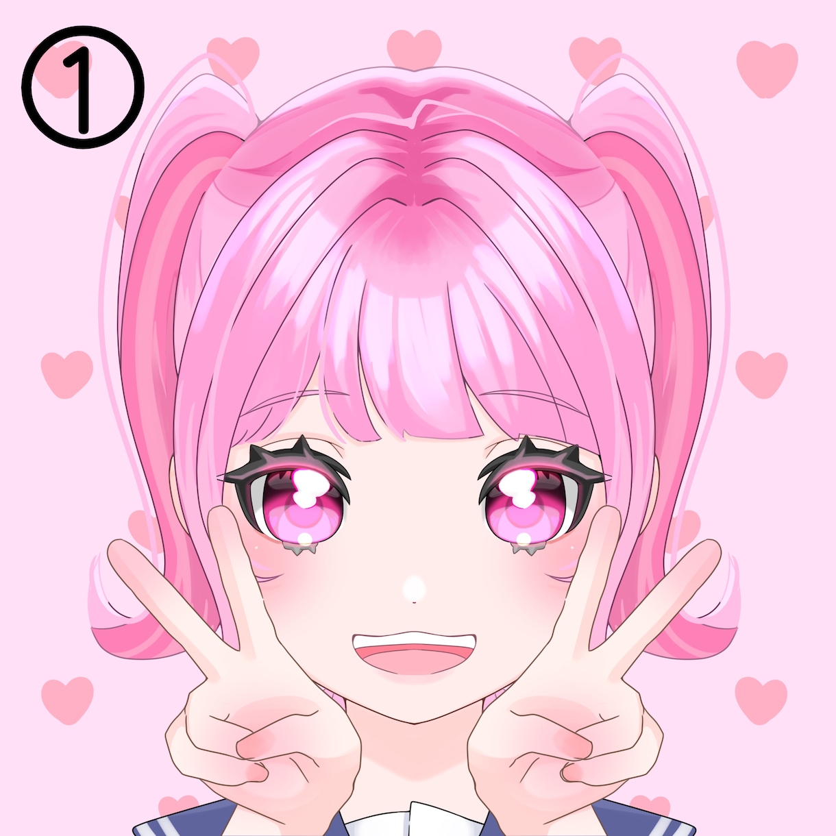 各SNSで使えるオリジナルアイコンお描きします 貴方の好きな絵柄でオリジナルの各SNSアイコンをお描きします イメージ2