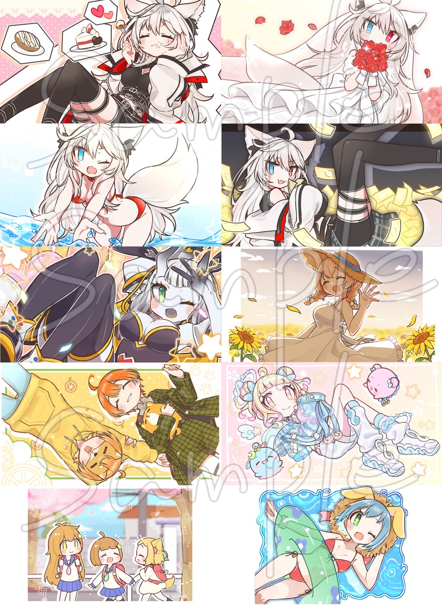 背景込みの一枚絵製作致します 特徴的なデザインが欲しい方向け イメージ5