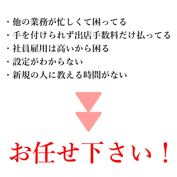 楽天市場の運用を代行致します EC/ネットショップ/楽天市場/経験年数8年目 イメージ2