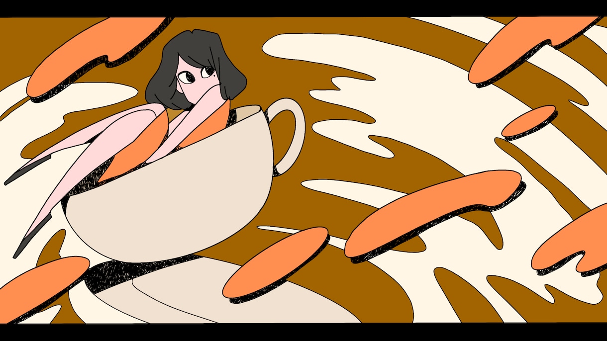 商用可/シンプルでおしゃれなイラスト描きます MV、CDジャケット、グッズ作成に！ イメージ2