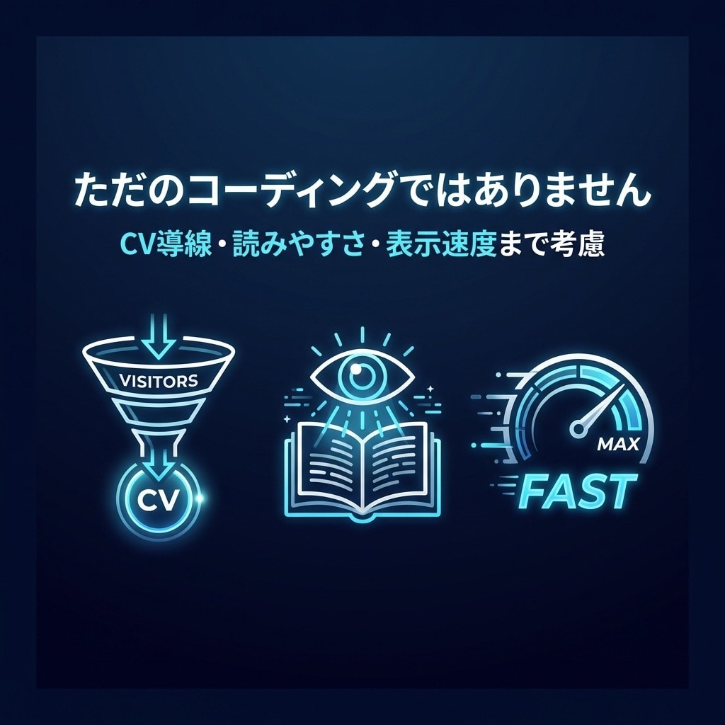 Figmaを忠実＆高速実装します 売れる構造を壊さない実装、表示速度最適化込み！ イメージ3