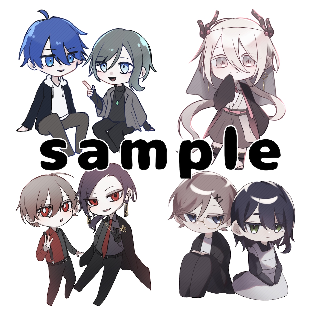SDキャライラスト描きます 最短納品3日！オリジナルグッズ作りませんか？ イメージ3