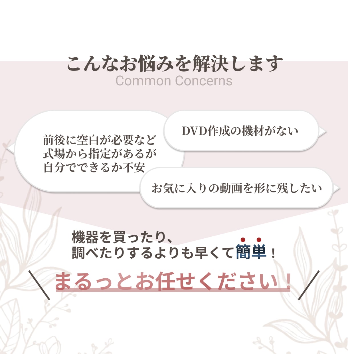 ココナラ最安値で大切なデータをDVD化します 丁寧なサービスで安心！結婚式DVDも対応いたします イメージ2