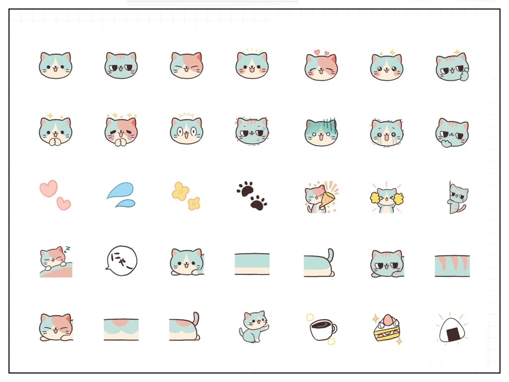 ゆるくてかわいいLINEスタンプ・絵文字作成します メイン画像、タブ画像込みですぐに申請できます！ イメージ7