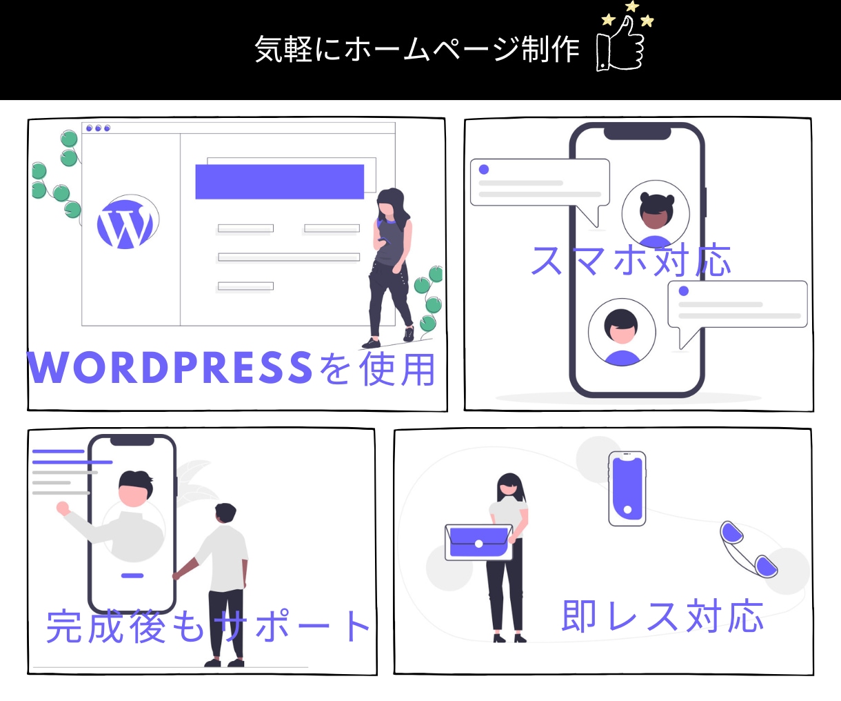 お店の「好き」を伝えるサイトをつくります 想いを形にする集客特化WordPressサイト イメージ1