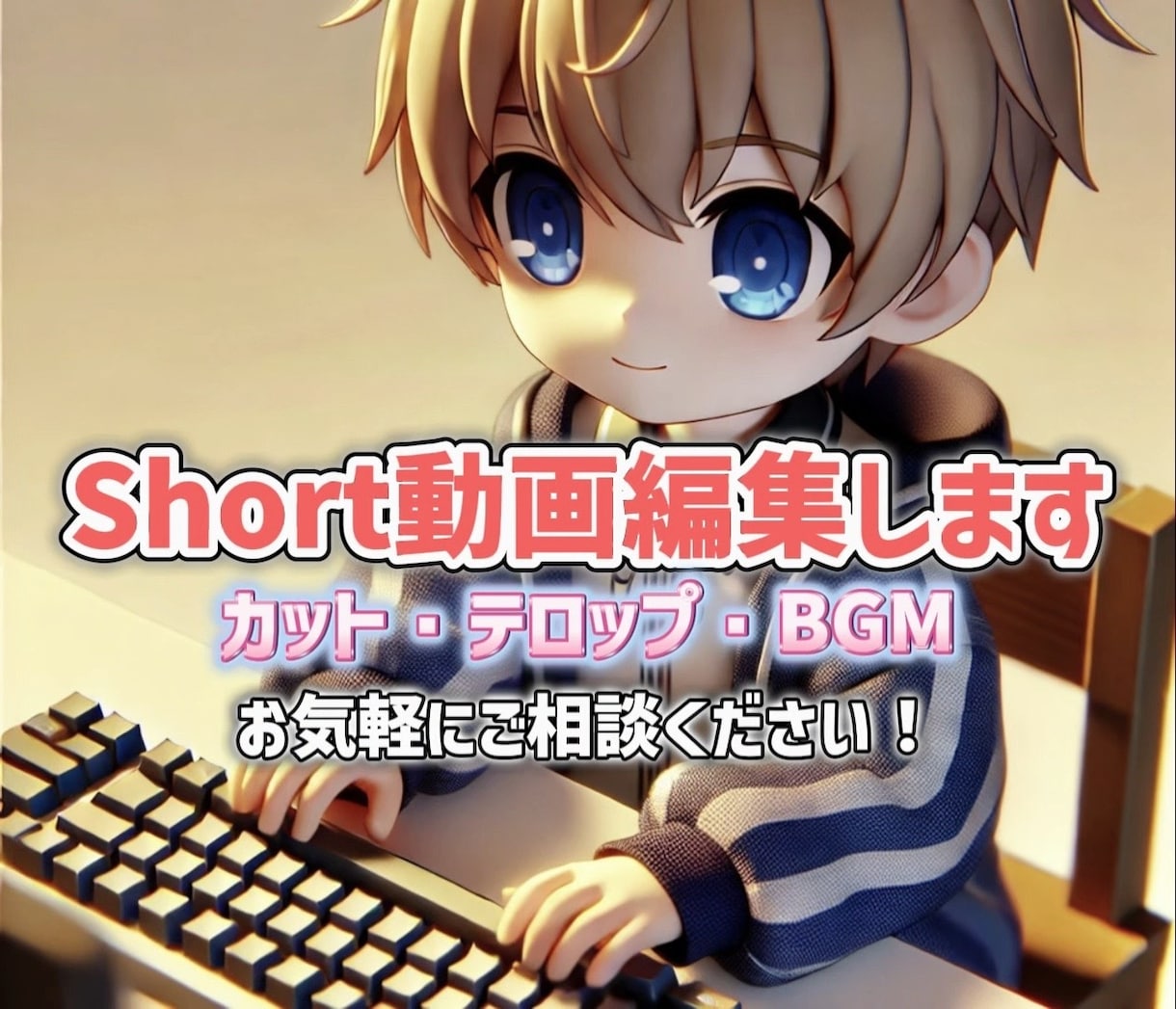 動画編集承ります Youtubeなどに使うshort動画の編集 イメージ1