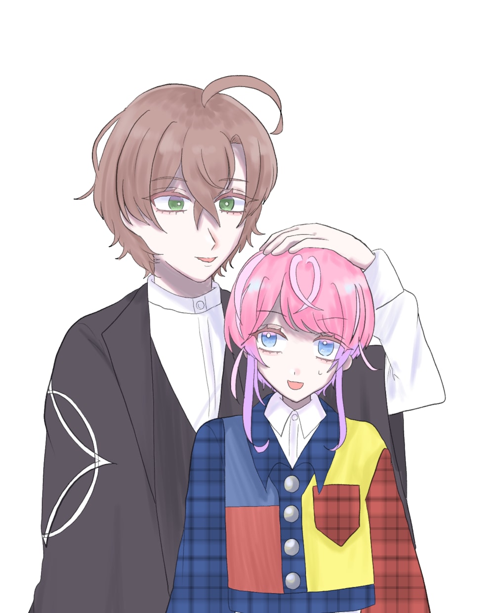夢絵も可！可愛く目を惹くSNSアイコン描きます 最短1日！美少女やあなたの推しと一緒のあなただけのアイコン イメージ9