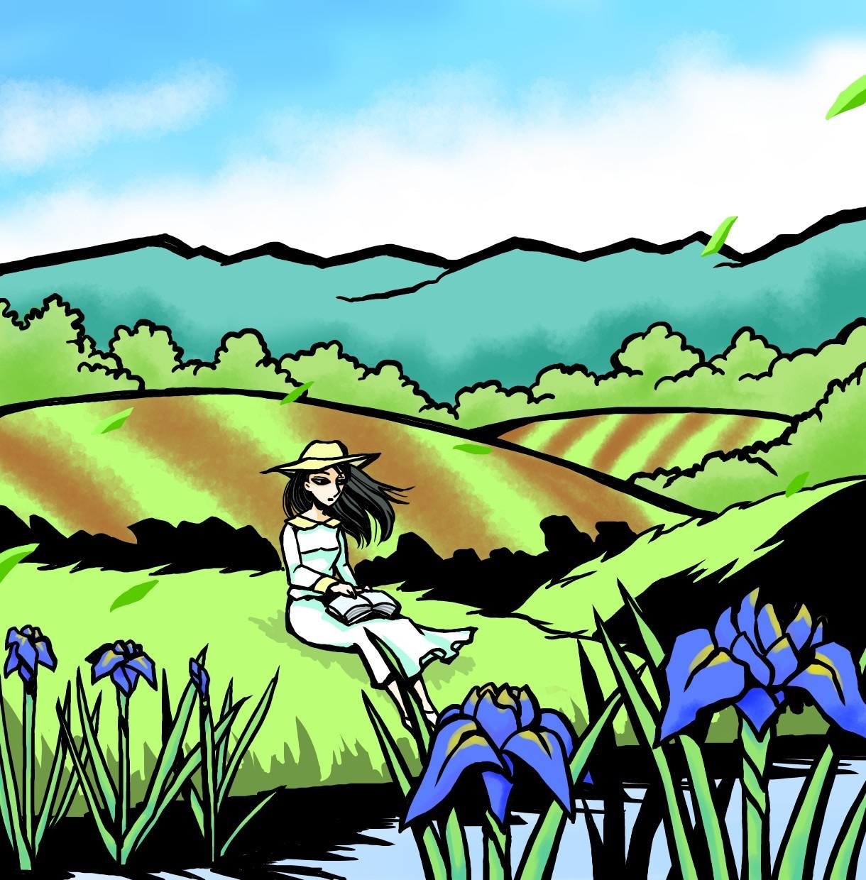 心が動くイラストを制作します どこか懐かしさを感じさせる切り絵風のイラストタッチです イメージ1