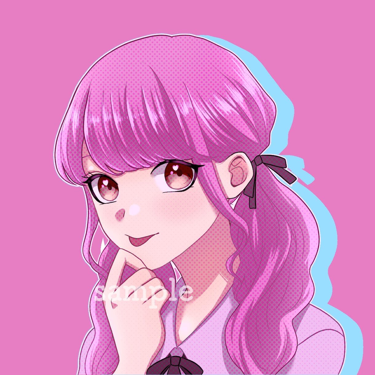 ぱっと目を惹く色のアイコン作成いたします ビビットな色味のアイコンお描きします イメージ2